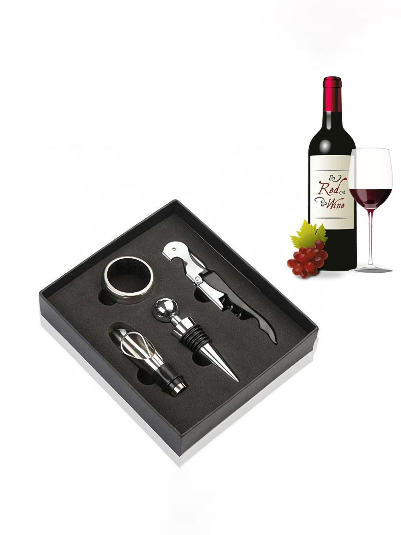 Wine Aerator Pourer Set, Press - Wine Aerator Pour 评论和价格