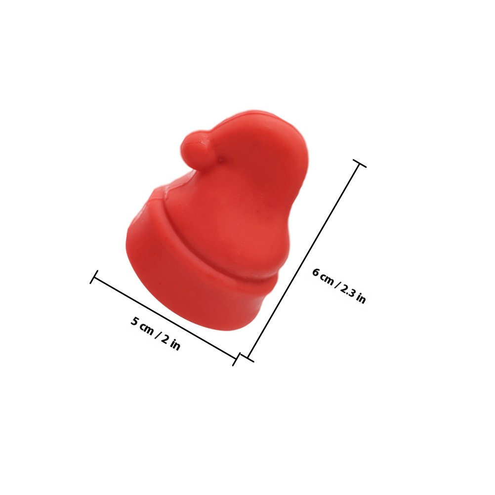 2Pcs Mini Santa Hat Wine Stopp - Wine Beer Hat 评论和价格