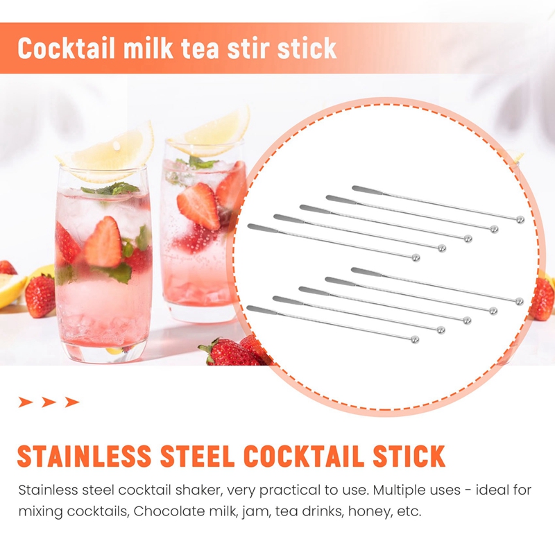 ●10pcs Swizzle Sticks Metal -  - Wine & Beer Guayaquil 评论和价格