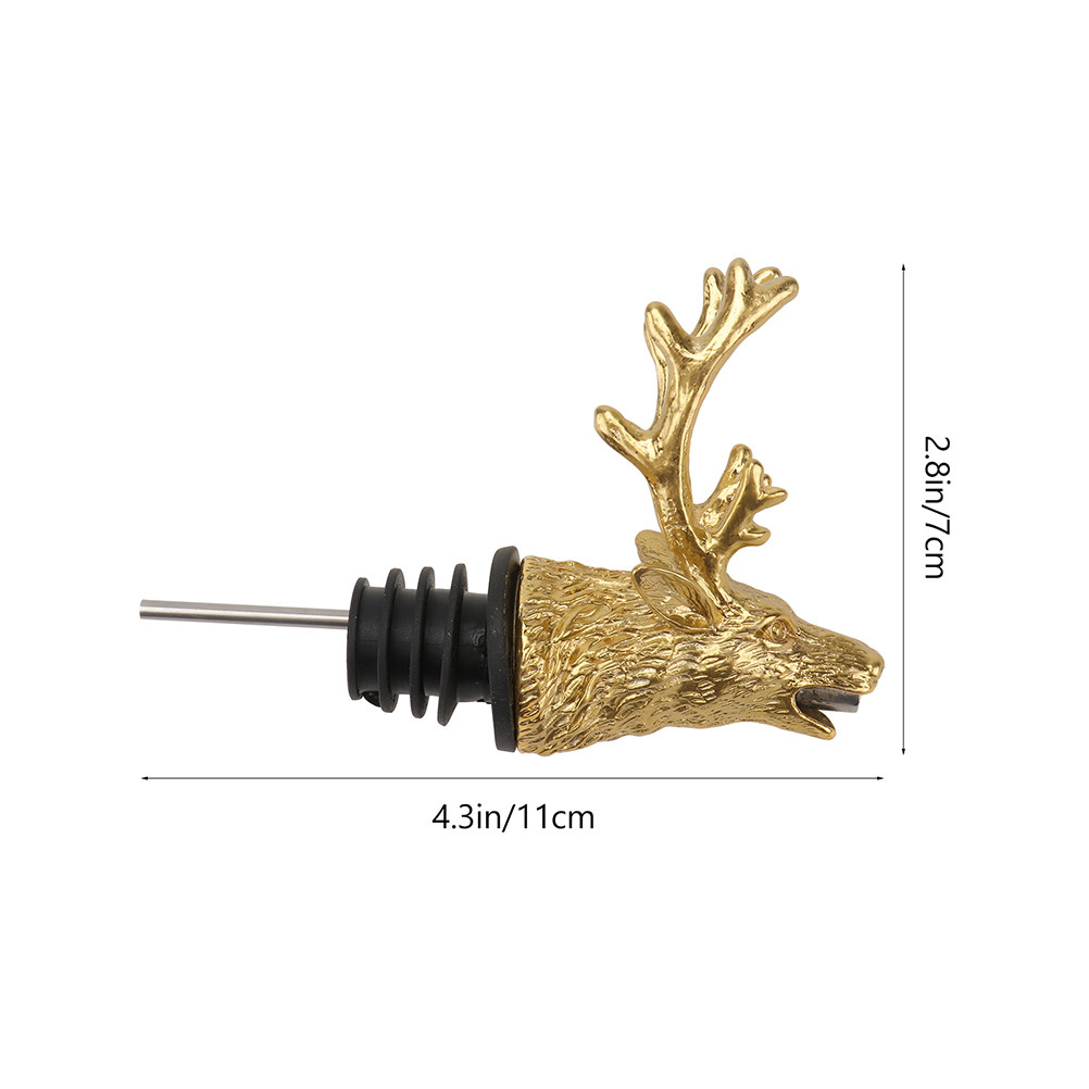Lifelike Deer Head Wine Pourer - Wine Aerator Pour 评论和价格