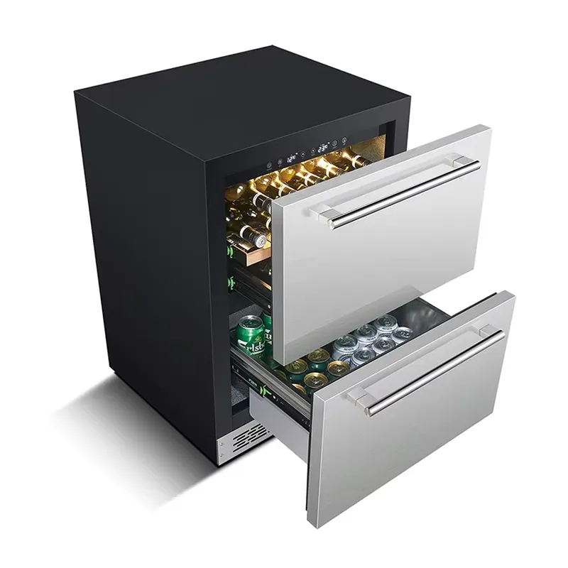 Black and Durable Stainless St - Wine Beer Dual Zone 评论和价格