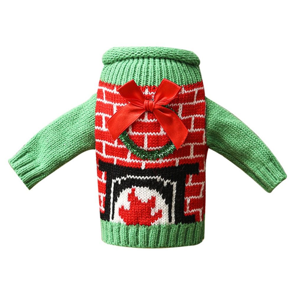 Elk Wine Bottle Cover Snowflak - Wine Beer Hat 评论和价格